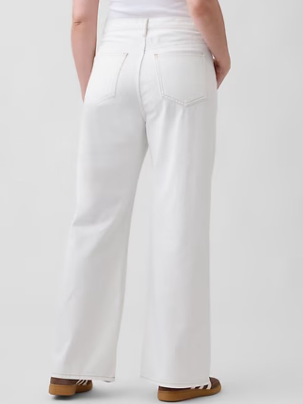 GAP High Rise Wide-Leg Jeans with Drawstring - Picture 3 of 7